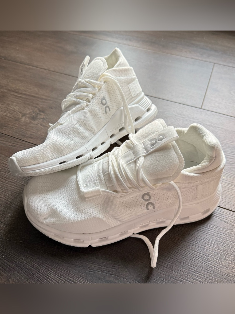On Cloud Athletic Sneakers for Women in White